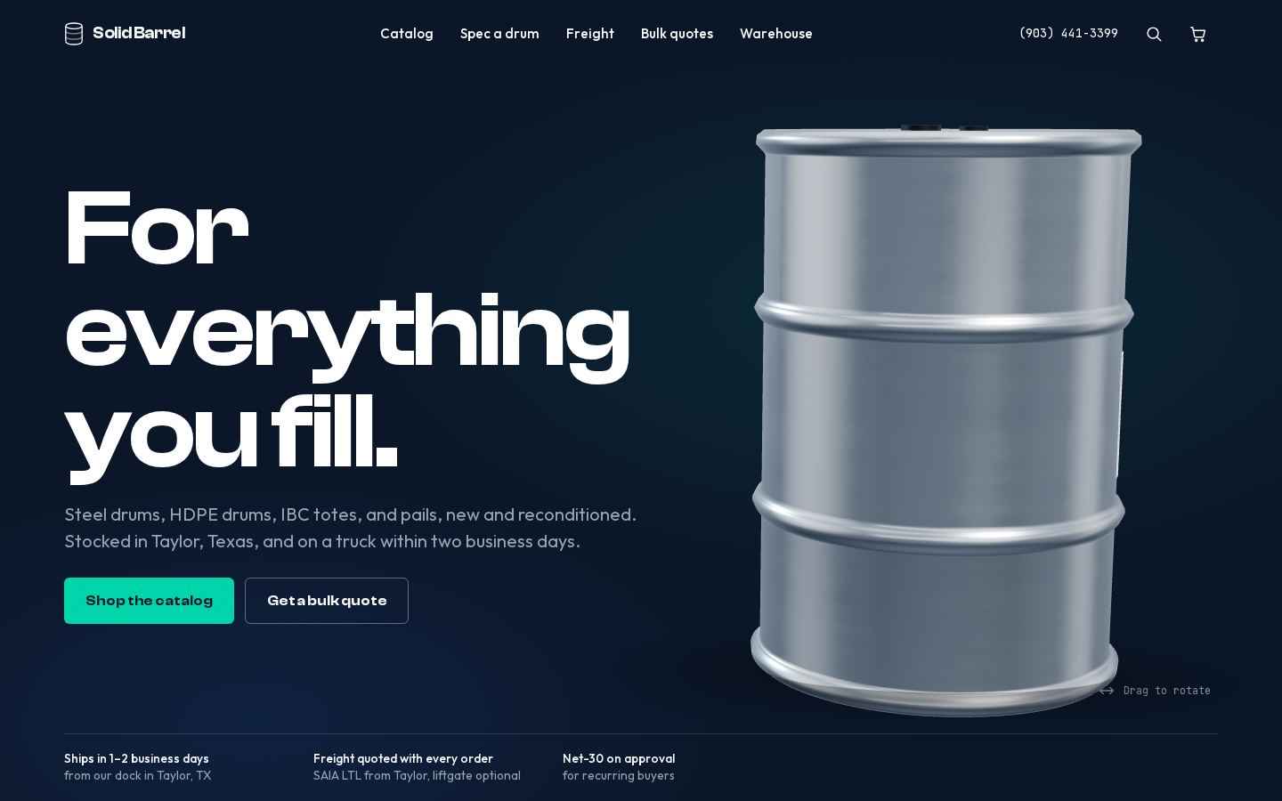 Solid Barrel website